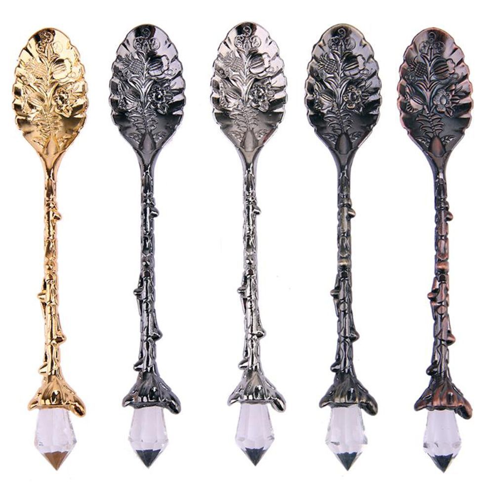 Ice Pick Pick - Coffee Spoon Crystal Head Tea Flatware