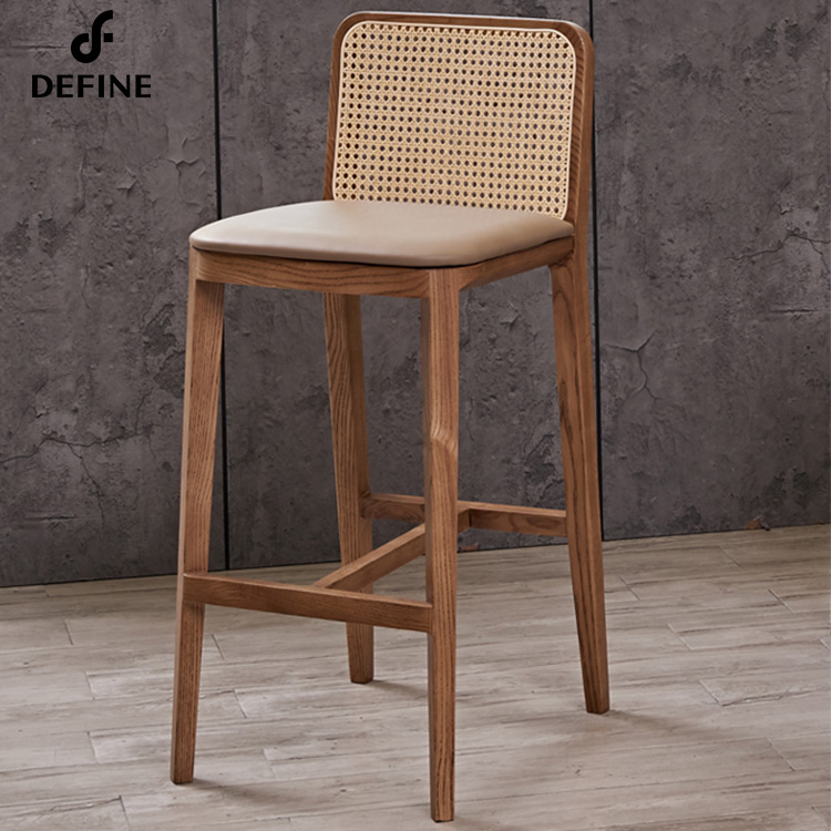 Luxury American Rattan bar Cha - Home Bar Stools ulasan dan harga