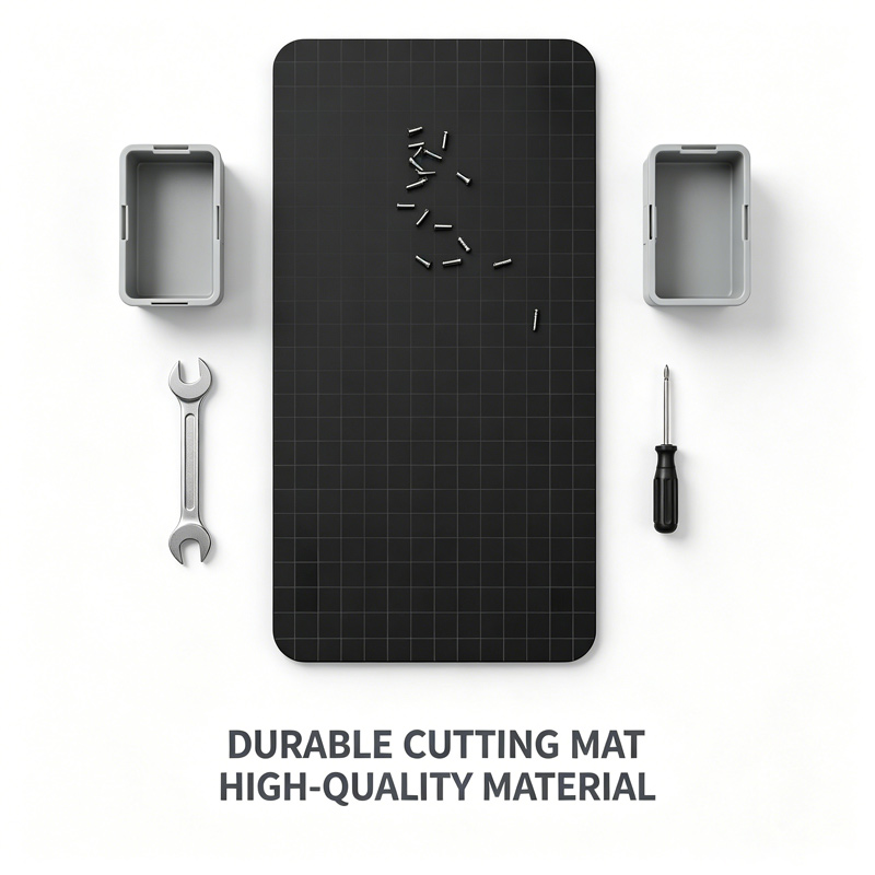 Grid Magnetic Silicone Work Ma - Bar Mat Rubber ulasan dan harga