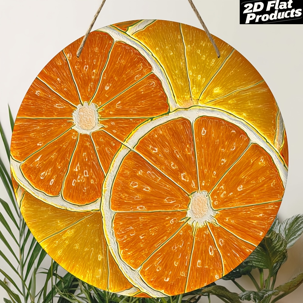 Modern Orange Aluminum Wall Ar - Home Bar And Kitchen ulasan dan harga