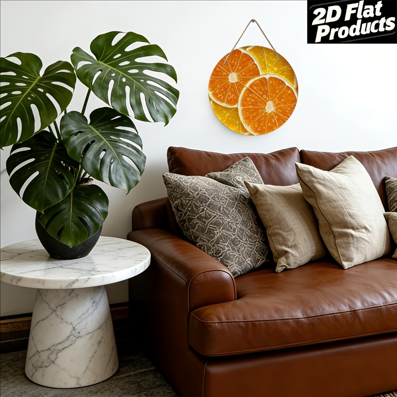 Modern Orange Aluminum Wall Ar - Home Bar And Kitchen ulasan dan harga