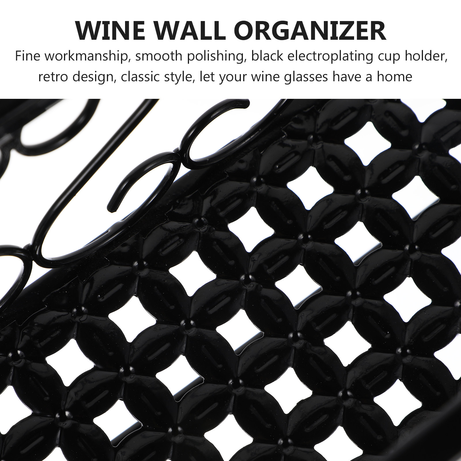 1Pcs Wall Mount Wine Bottle Ra - Home Bar Stand ulasan dan harga