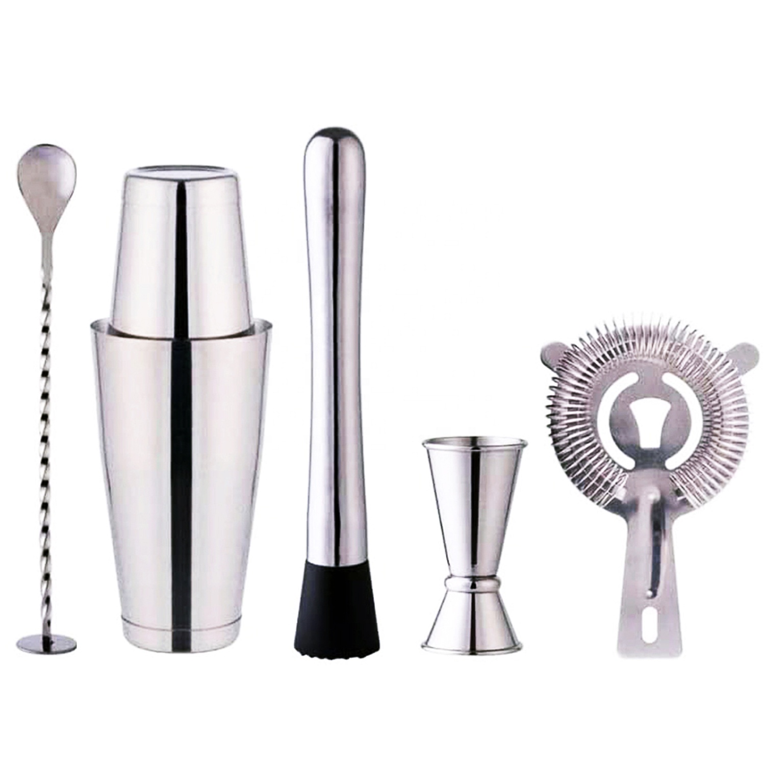 stllFactory Hot Selling 6pc Bo - Boston Shaker Set ulasan dan harga