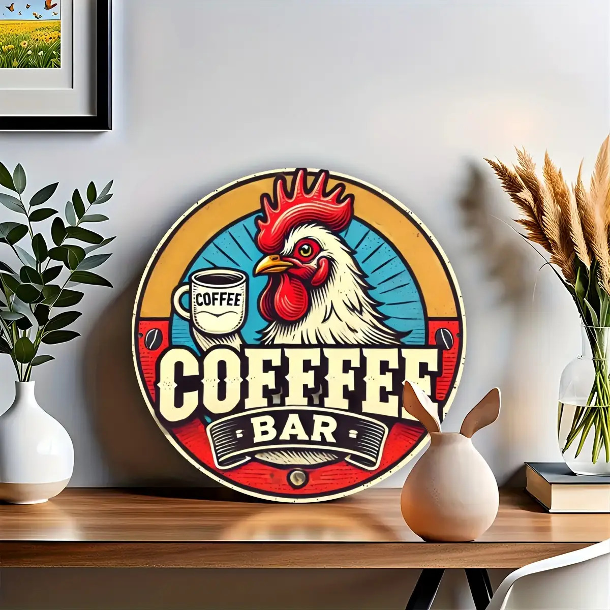 2D Vintage Aluminum Sign | Ret - Home Bar And Coffee ulasan dan harga