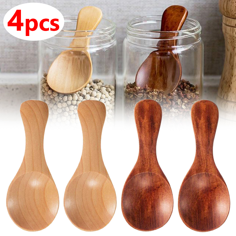 4/2/1pcs Mini Wooden Spoons Ki - Ice Pick Pick ulasan dan harga