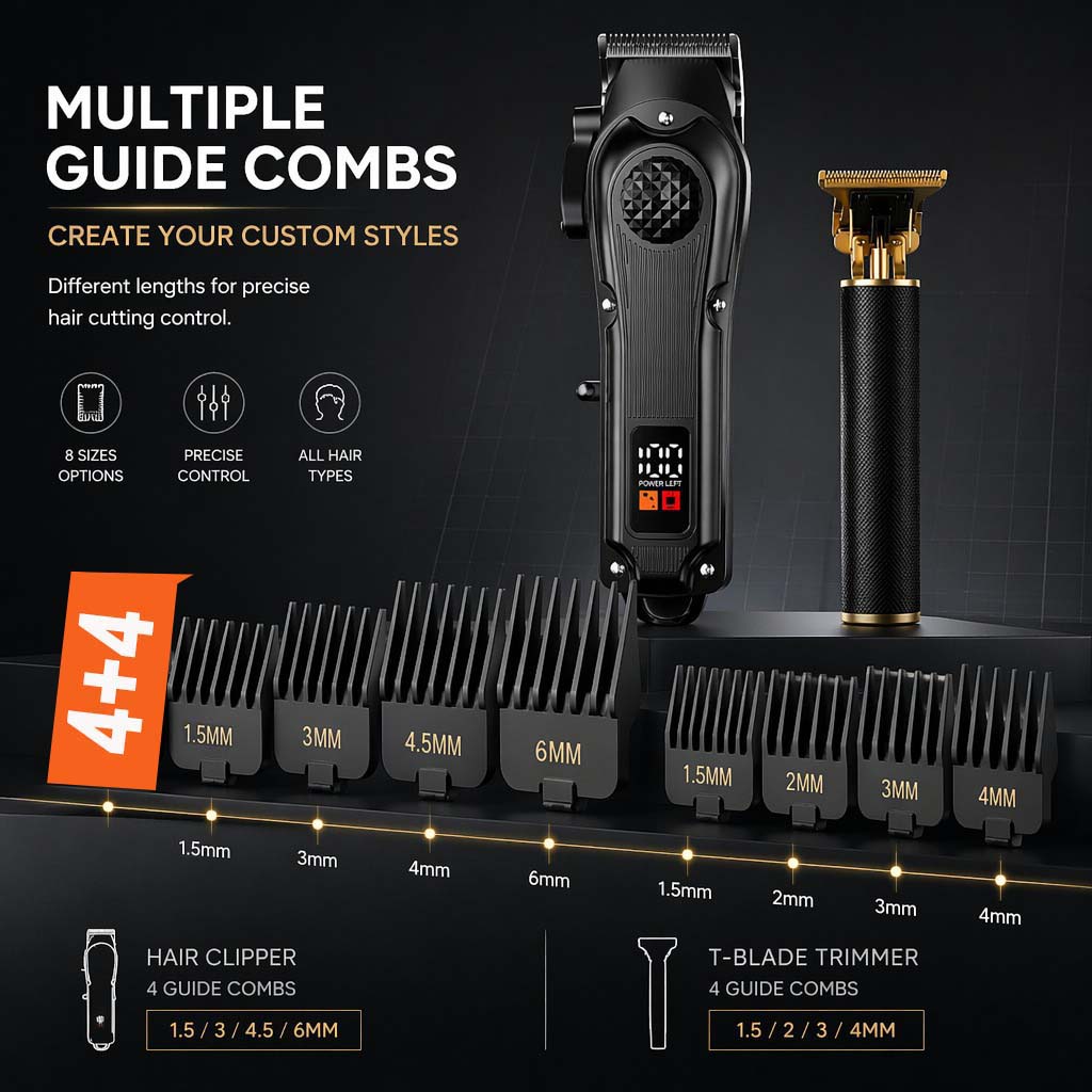 4-in-1 Men's Hair Clipper Set  - Home Barbershop ulasan dan harga