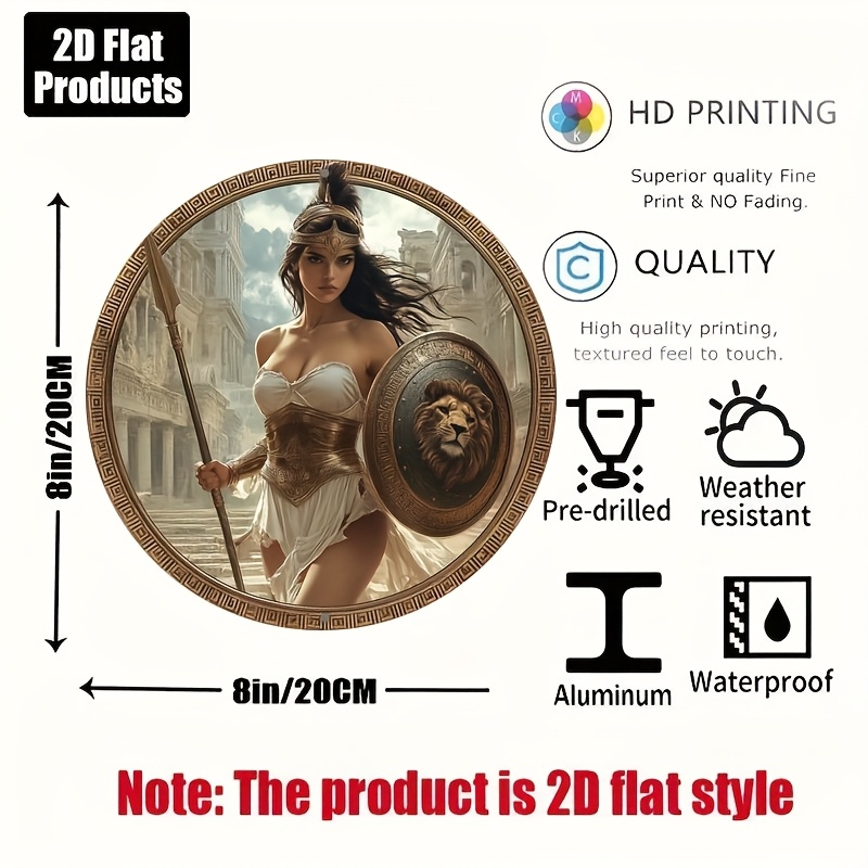 Vintage Greek Warrior Round Al - Home Bar And Kitchen ulasan dan harga