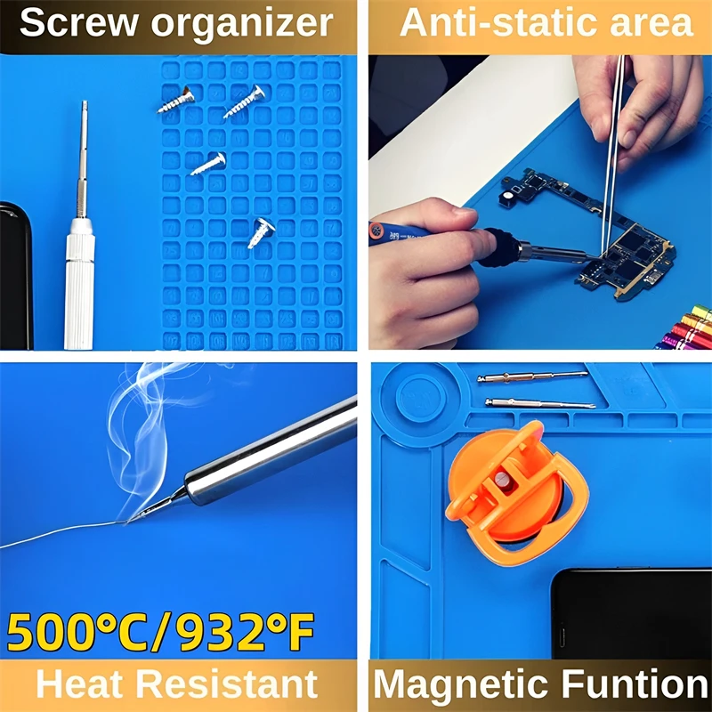 Silicone Soldering Mat ESD Ant - Bar Mat Rubber ulasan dan harga