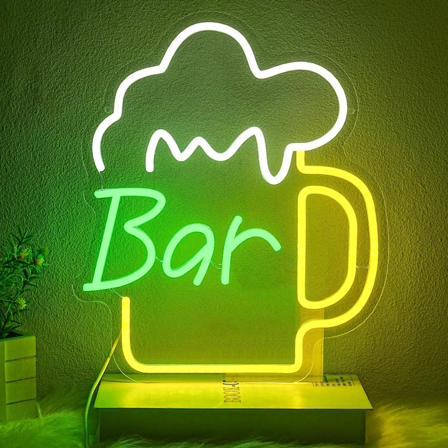 Beer Bar Neon Sign USB Dimmabl - Home Bar And Kitchen ulasan dan harga