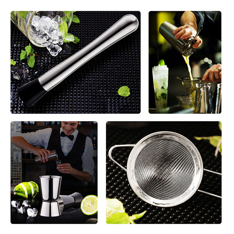 13Pcs/Set Stainless Steel Cock - Boston Shaker Set ulasan dan harga