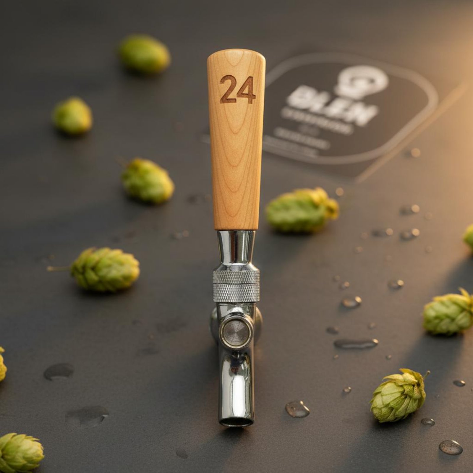 Short Wooden Beer Handle Solid - Home Bar Accessories ulasan dan harga
