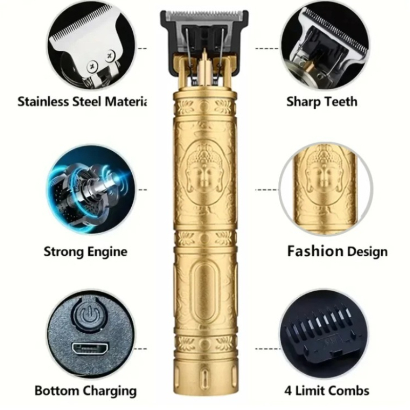 T9 Electric Beard Trimmer Cord - Home Barbershop ulasan dan harga