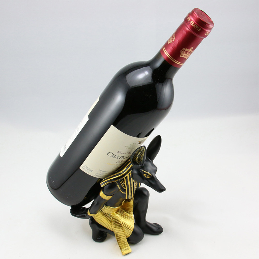 Anubis Shape Wine Rack Premium - Home Bar Stand ulasan dan harga