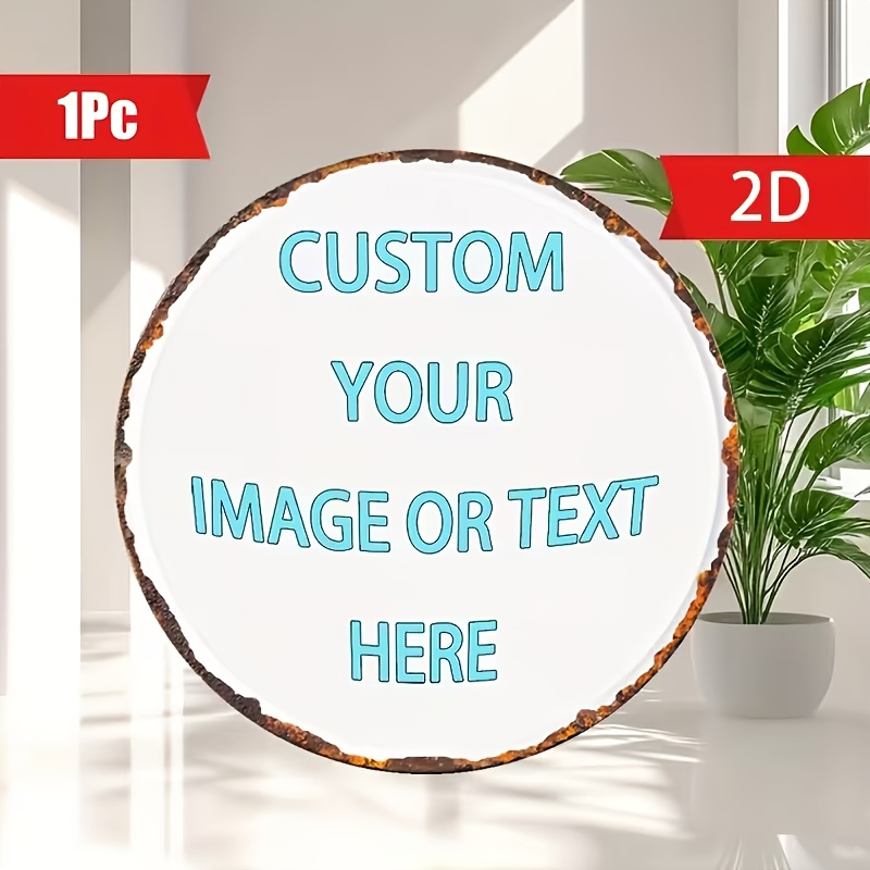 Custom Round Metal Tin Sign, P - Home Bar Signs ulasan dan harga